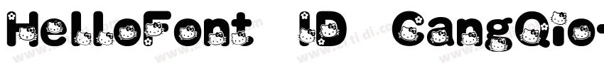 HelloFont ID CangQio字体转换